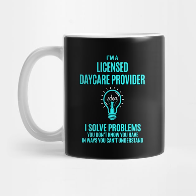 Licensed Daycare Provider - I Solve Problems by Pro Wresting Tees